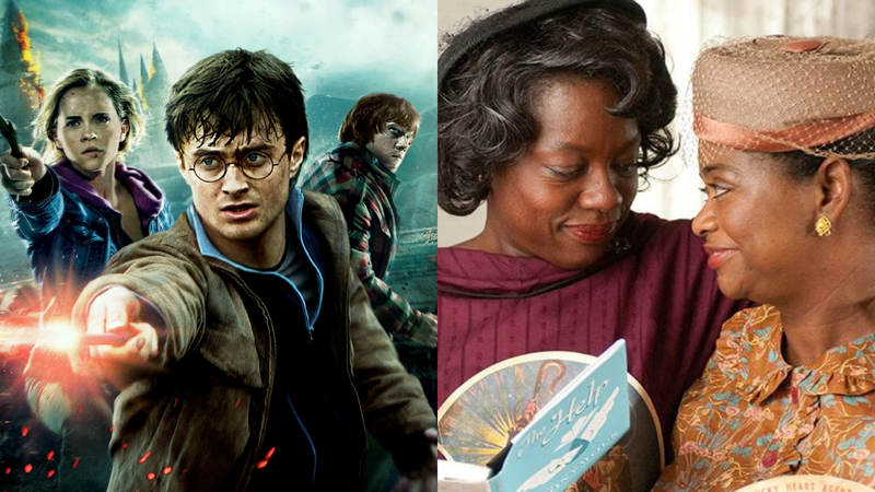 Montagem de Harry Potter e as Relíquias da Morte - Parte 2 (Foto: Reprodução Warner Bros.) e Histórias Cruzadas (Foto: Reprodução/Dreamworks)