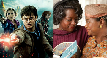 Montagem de Harry Potter e as Relíquias da Morte - Parte 2 (Foto: Reprodução Warner Bros.) e Histórias Cruzadas (Foto: Reprodução/Dreamworks)