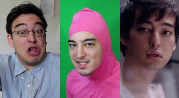 Filthy Frank (Foto: Reprodução/YouTube), Pink Guy (Foto: Reprodução/YouTube) e Joji (Foto: Reprodução/YouTube)