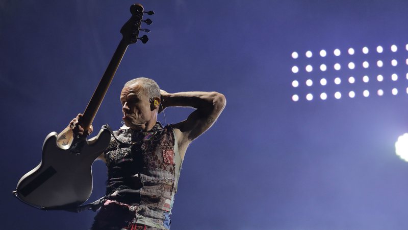 Flea no Rock in Rio 2019 (Foto:AP Photo/Leo Correa)