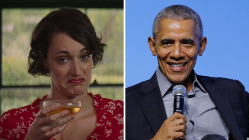 Phoebe Waller-Bridge e Barack Obama