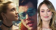 Florence Pugh (Foto: Reprodução/IMDB) | Harry Styles (Reprodução /Youtube) | Olivia Wilde (Getty Images /Jon Kopaloff)