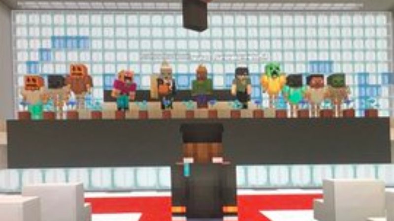 Formatura em Minecraft (Foto: Reprodução)