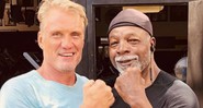 Dolph Lundgren (Ivan Drago) e Carl Weathers(Apollo Creed) (Foto: Instagram)