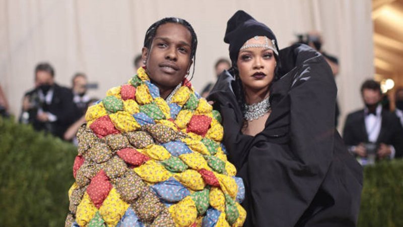 A$AP Rocky e Rihanna no MET Gala 2021 (Foto: Getty Images for The Met Museum)