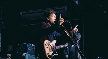 Frank Iero em São Paulo (Foto: Mara Alonso)