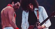 Freddie Mercury e Brian May (Foto: Reprodução /Instagram)