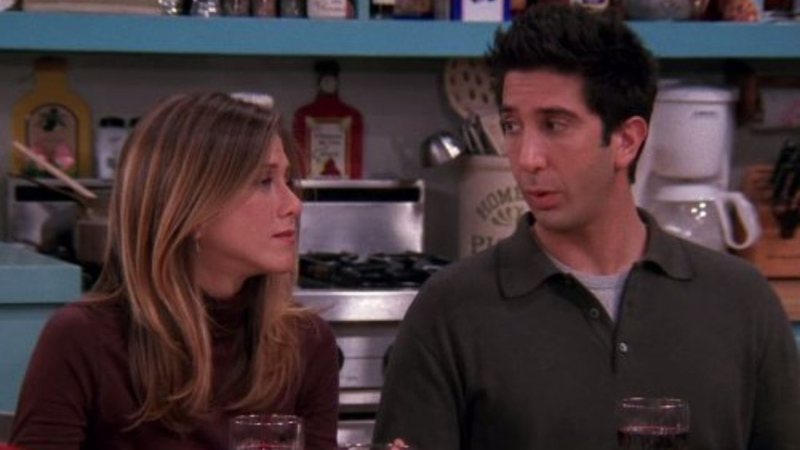 David Schwimmer e Jennifer Aniston em Friends (Foto: Reprodução)