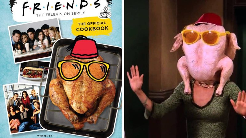 Friends ganha livro de receitas (Foto 1: Reprodução  Amazon e Foto 2: Reprodução Warner)