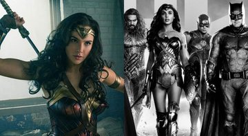 Gal Gadot em Mulher-Maravilha (Foto: Warner / Reprodução) / Liga da Justiça de Zack Snyder (Foto: Divulgação / HBO Max)