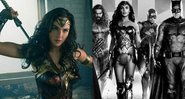 Gal Gadot em Mulher-Maravilha (Foto: Warner / Reprodução) / Liga da Justiça de Zack Snyder (Foto: Divulgação / HBO Max)