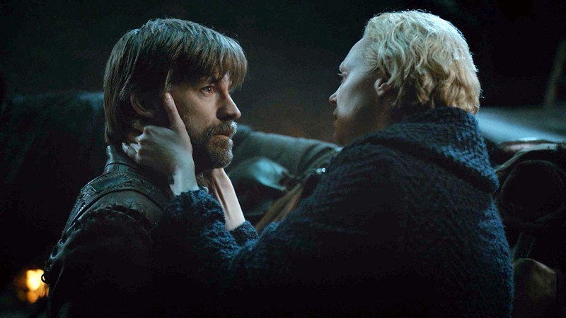 Nikolaj Coster-Waldau e Gwendoline Christie em Game of Thrones (foto: Reprodução/ HBO)