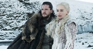 Kit Harington e Emilia Clarke em cena de Game of Thrones (Foto: Reprodução / HBO)