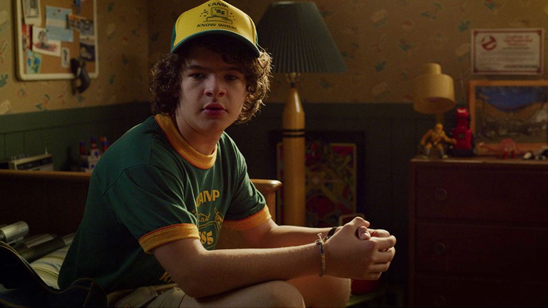 Gaten Matarazzo na terceira temporada de Stranger Things (Foto:Reprodução/Netflix)