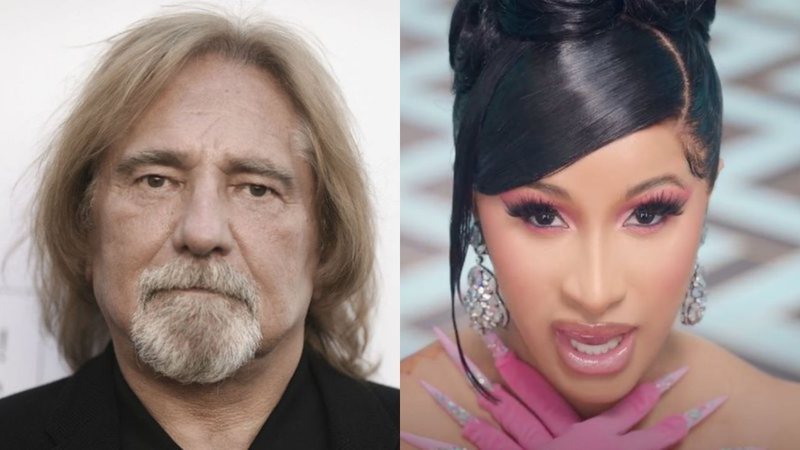 Montagem de Geezer Butler (Foto: Richard Shotwell/Invision/AP) e Cardi B (Foto: Reprodução)