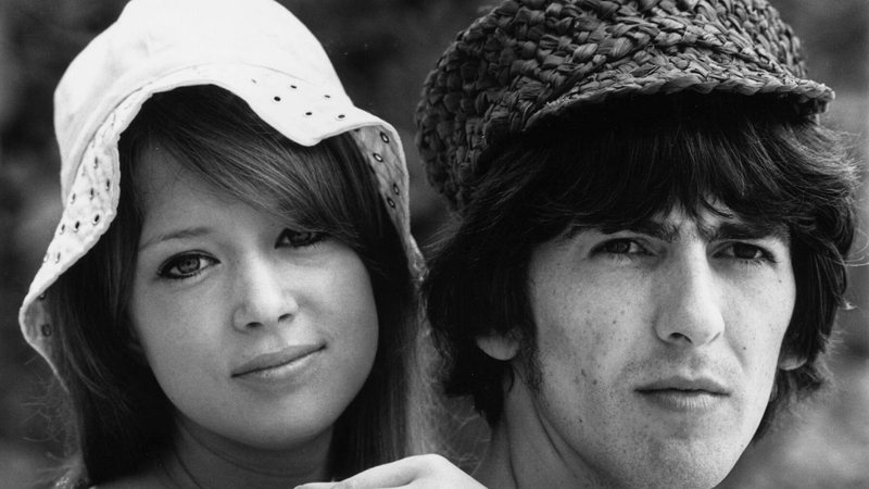 Pattie Boyd e George Harrison (Foto: Getty Images / Equipe)