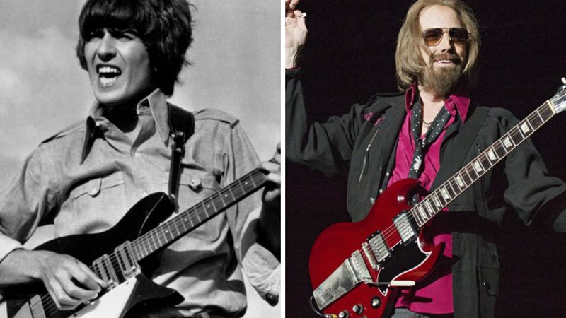 George Harrison (Foto: AP Images) e Tom Petty (Foto:Amy Harris/Invision/AP)