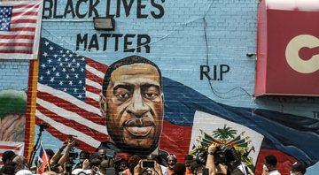 Memorial de George Floyd no Brooklyn (Foto: Stephanie Keith/Getty Images)