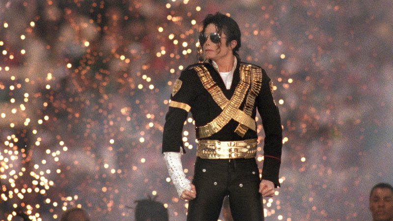 Michael Jackson no Superbowl (Foto: Getty Images/ George Rose)