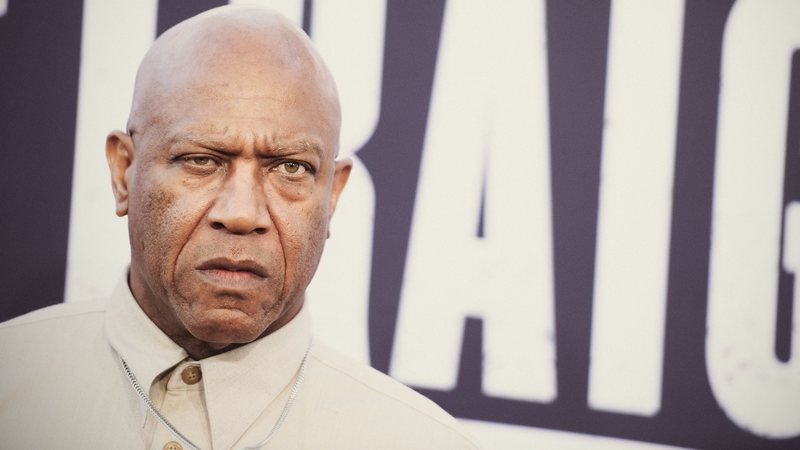 Tommy Lister Jr. na estreia de Straight Outta Compton (foto: Getty Images - Jason Kempin)