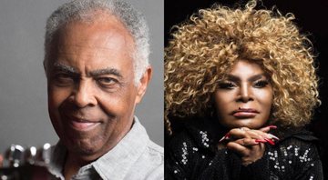 Gilberto Gil e Elza Soares (Foto: Reprodução)