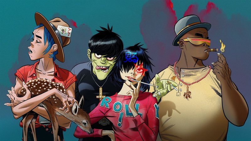 Gorillaz (Foto: Divulgação)