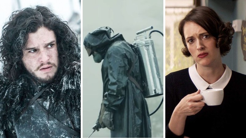 Game of Thrones, Chernobyl e Fleabag (Fotos: Reprodução)