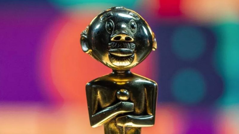 Troféu Grande Otelo (Foto: Reprodução/ Academia Brasileira de Cinema e Artes Audiovisuais)