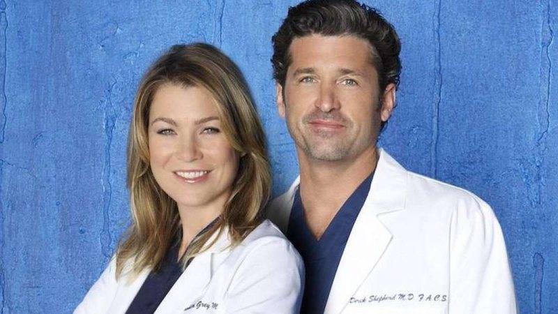 Ellen Pompeo e Patrick Dempsey em Grey's Anatomy (Foto: Divulgação)