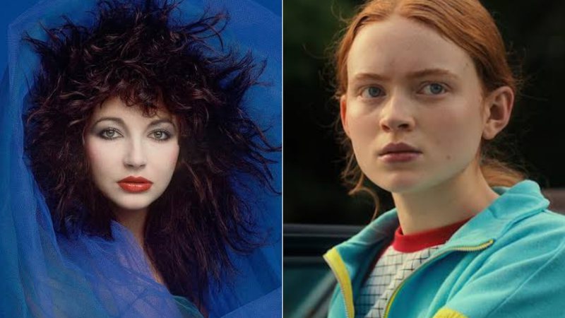 Kate Bush: sucesso como trilha de Max (Sadie Sink), em Stranger Things (Foto: Reprodução/Netflix)