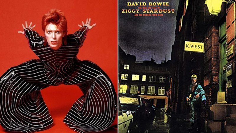 Ziggy Stardust e a capa do álbum 'The Rise And Fall of Ziggy Stardust and The Spiders From Mars'