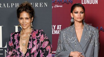 Halle Berry (Foto: Frazer Harrison/Getty Images) e Zendaya (Foto: Gareth Cattermole/Getty Images)