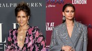 Halle Berry (Foto: Frazer Harrison/Getty Images) e Zendaya (Foto: Gareth Cattermole/Getty Images)