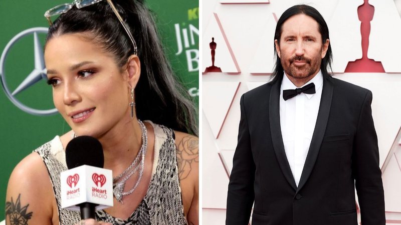 Halsey (Foto: Getty Images / Tommaso Boddi / Correspondente) e Trent Reznor (Foto: Handout / Handout)