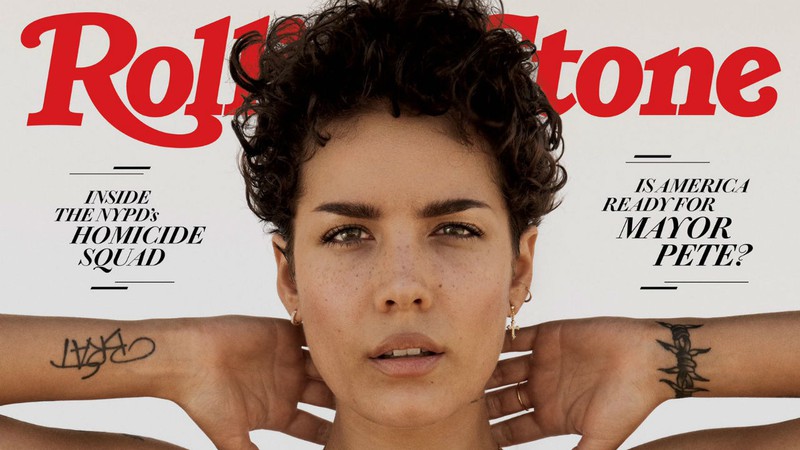 Halsey na capa da Rolling Stone EUA (Foto: Reprodução)