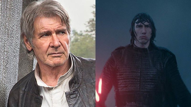 Han Solo (Foto: Reprodução) / Kylo Ren (Foto Reprodução/Lucasfilm)