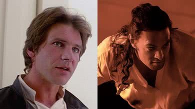 Harrison Ford em Star Wars e Jason Momoa em Duna (Fotos: Reprodução/IMDb)