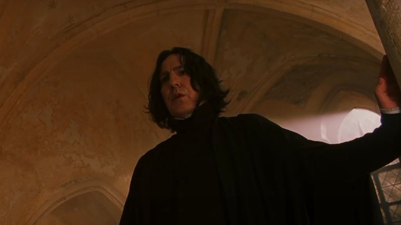 Alan Rickman como Severo Snape (foto: reprodução Warner)