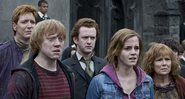 Oliver Phelps, Rupert Grint, Chris Rankin, Emma Watson e Julie Walters em Harry Potter e As Relíquias da Morte Parte 2 (Reprodução)