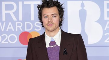 Harry Styles no Brit Awards 2020 (Foto: Ian West/AP Images)