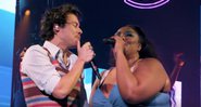 Harry Styles e Lizzo (Foto: Reprodução/Youtube)