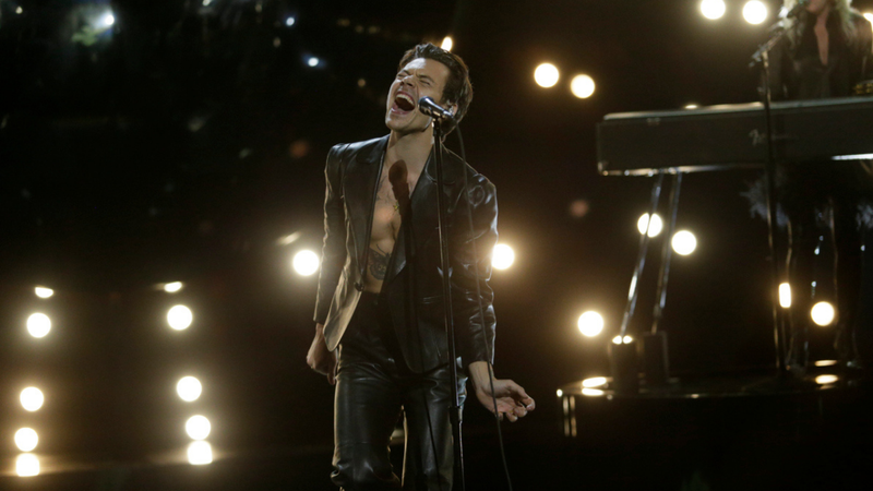 Harry Styles no Grammy 2021 (Foto: Francis Specker/ Getty Images)