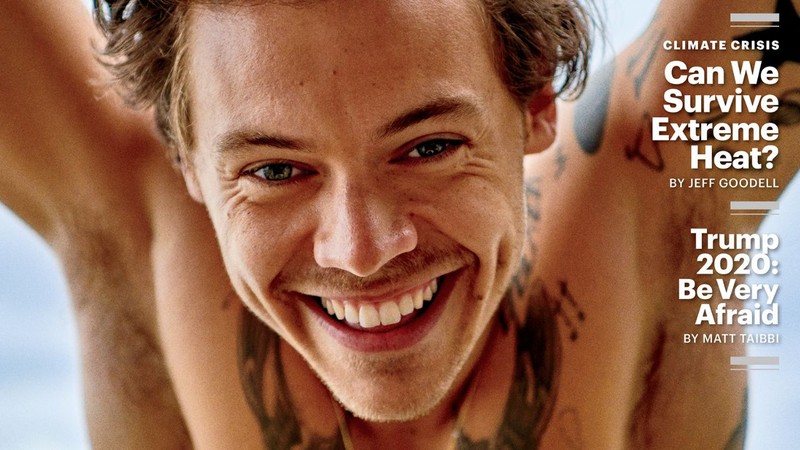 Harry Styles (Foto: Reprodução / Ryan McGinley para Rolling Stone EUA)