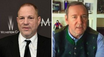 Harvey Weinstein (Foto: Chris Pizzello/Invisio/AP) e Kevin Spacey no Bits & Pretzels (Foto: YouTube/Reprodução)