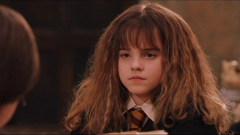 Emma Watson como Hermione em Harry Potter e a Pedra Filosofal (Foto: Divulgação / Warner)