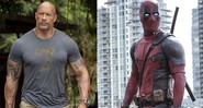 Dwayne “The Rock” Johnson como Luke Hobbs e Ryan Reynolds como Deadpool (Foto 1: Divulgação | Foto 2: Divulgação)