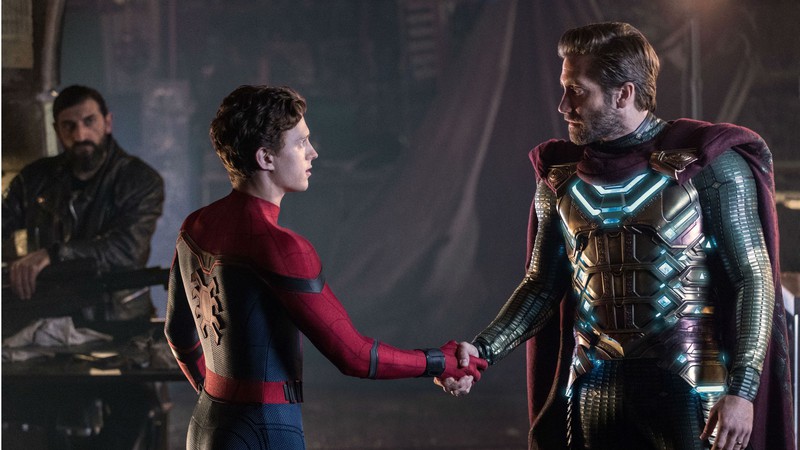 Peter Parker e Mysterio em Homeme-Aranha: Longe de Casa (Foto:Divulgação)