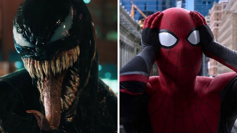 Venom (Foto: Reprodução/YouTube) e Homem-Aranha (Foto: Reprodução/Marvel)