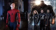 Montagem com Homem-Aranha e Quarteto Fantástico (Foto: Reprodução / Divulgação)