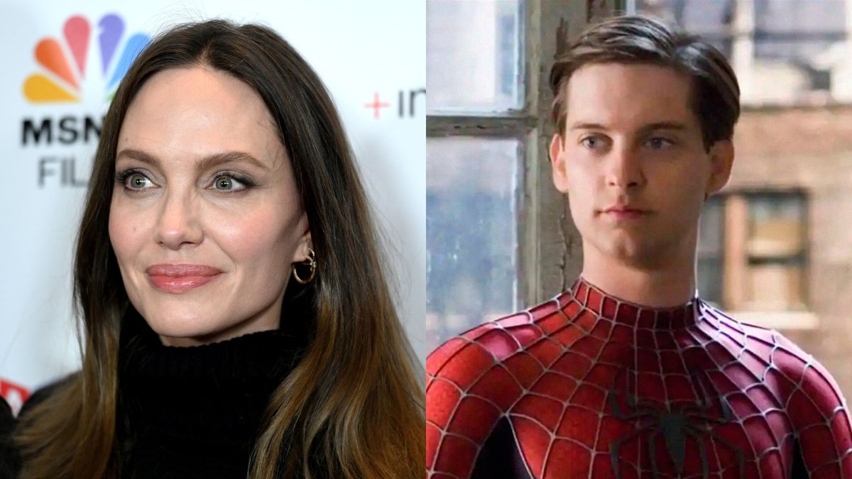 Angelina Jolie (Foto: Getty Images), Tobey Maguire (Foto: Reprodução / Instagram)